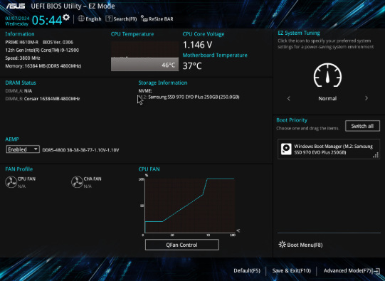 Základní deska Asus PRIME H610M-K