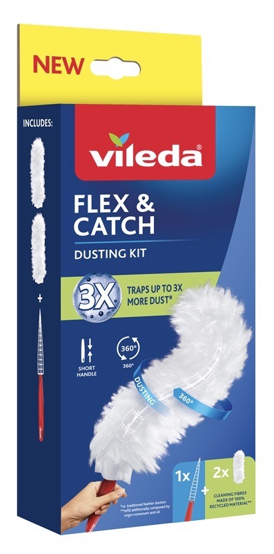 Krátká prachovka Vileda, ohebná hlavice