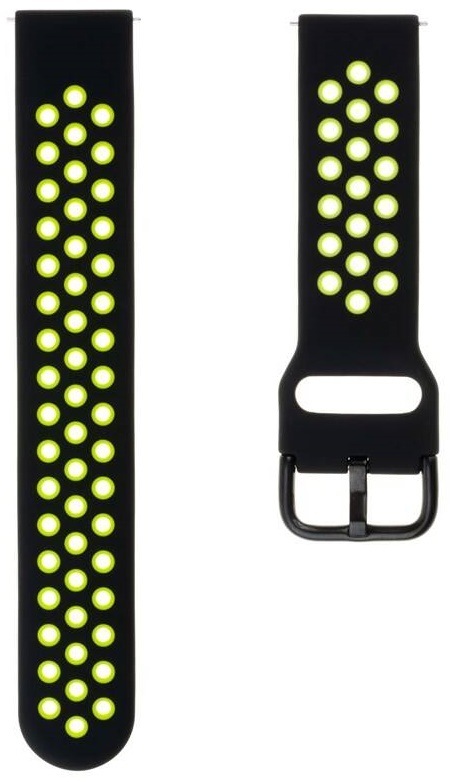 Řemínek FIXED Sport Silicone Strap 20mm na smartwatch černý