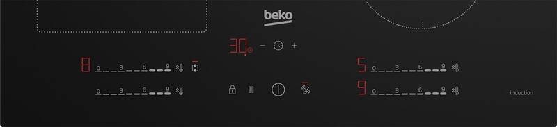 Indukční varná deska Beko HII64700UFT černá Varná deska indukce Beko HII64700UFT