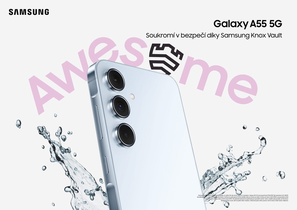 Mobilní telefon Samsung Galaxy A55 5G 8 GB / 256 GB - Awesome Navy Mobilní telefon Samsung Galaxy A55 5G