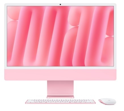 Počítač All In One Apple iMac 24" CTO M4 8× CPU 8× GPU, 16 GB, 1 TB - růžový CZ