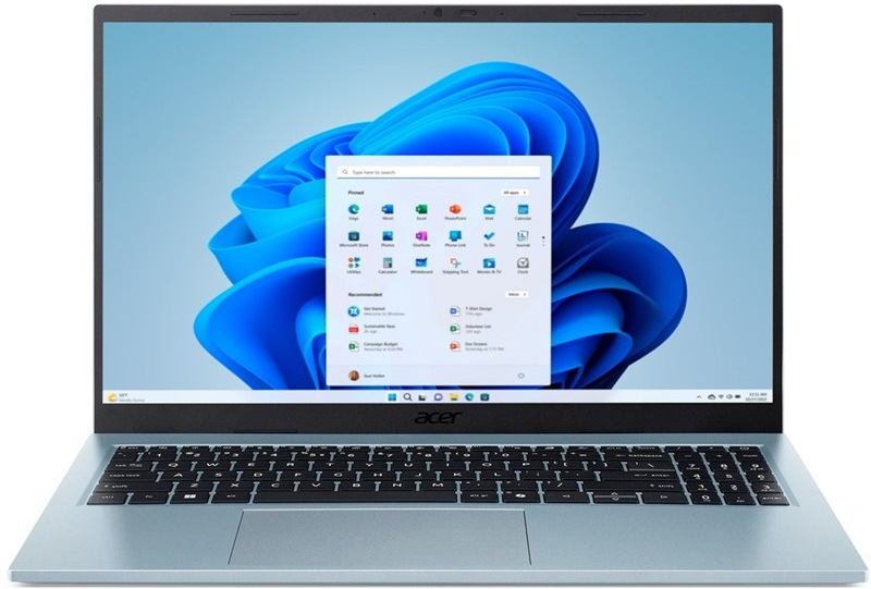 Notebook Acer Aspire Go 15, modrá barva