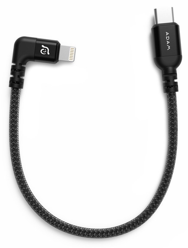 Kabel ADAM Elements s délkou 0,3 m, černá barva