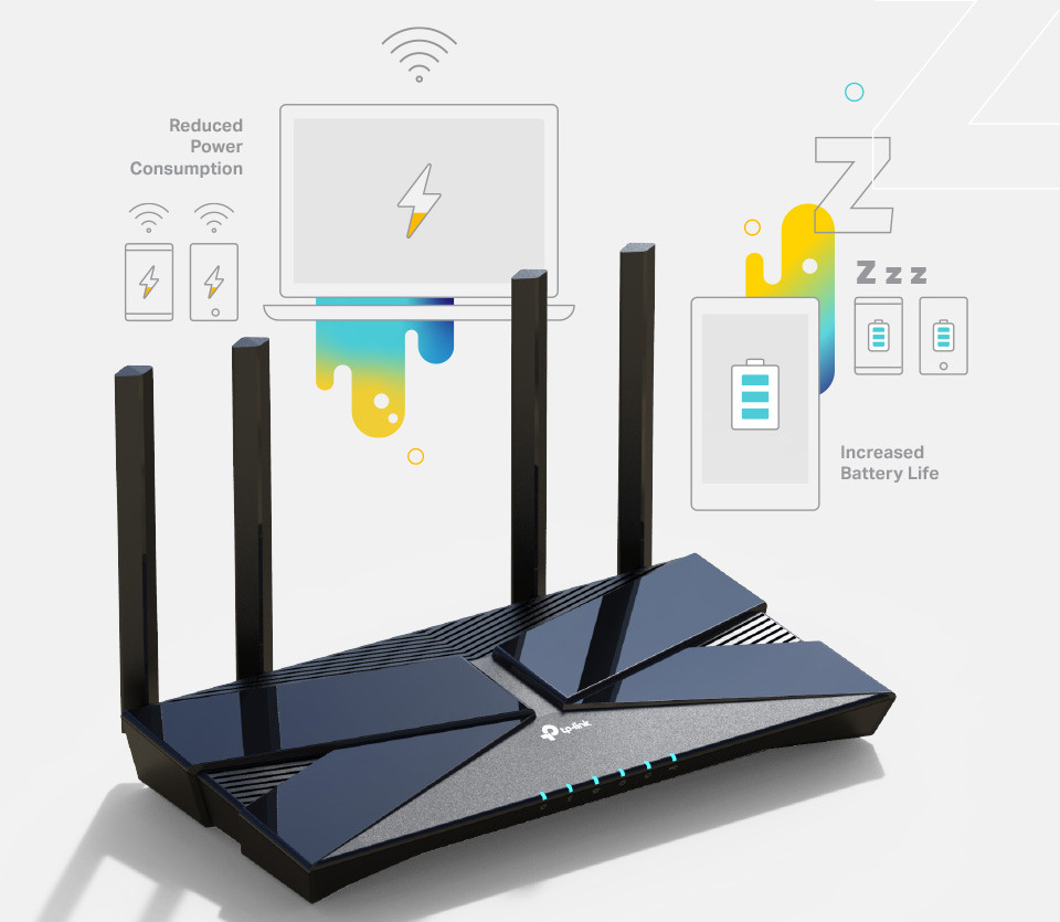 Router TP-Link Archer AX1500 černý