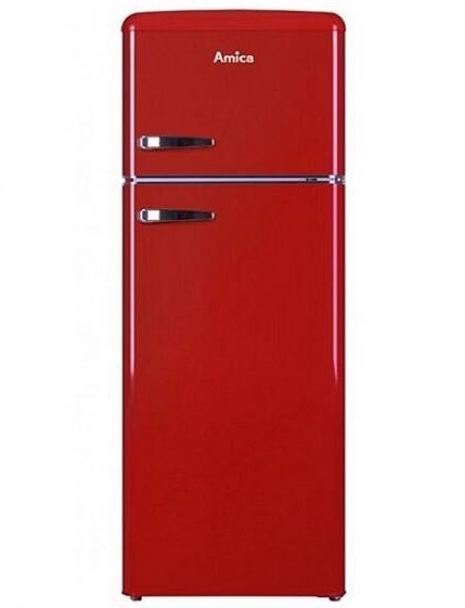 Chladnička Amica Retro VD 1442 AR červená