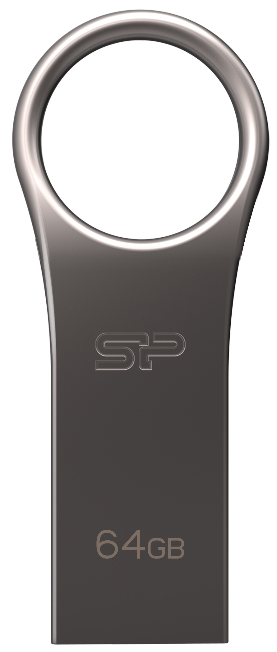USB Flash Silicon Power Jewel J80 64 GB stříbrný