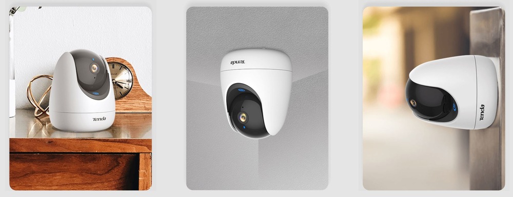 IP kamera Tenda RP3 Pro, rotační, WiFi 6 bílá