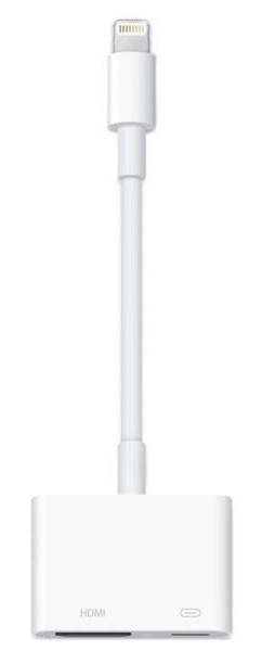 Redukce Apple Lightning / digitalní AV adaptér (2024) bílá