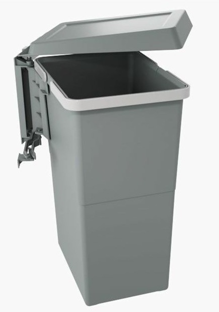 Bezdotykový odpadkový koš Elletipi SWING 2.0, 24 l šedý