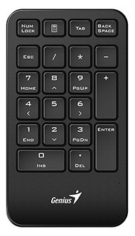 Klávesnice Genius NumPad 1000, numerická, bezdrátová 2,4GHz, copilot, USB černá
