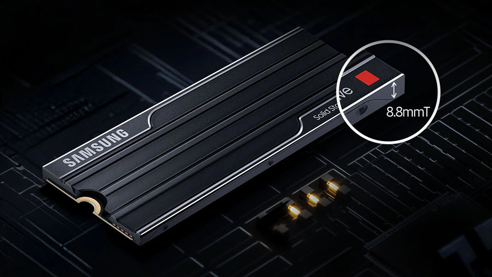 SSD Samsung 9100 PRO 1 TB with Heatsink PCIe 5.0 NVMe černý SSD Samsung 9100 PRO 1 TB with Heatsink PCIe 5.0 NVMe černý