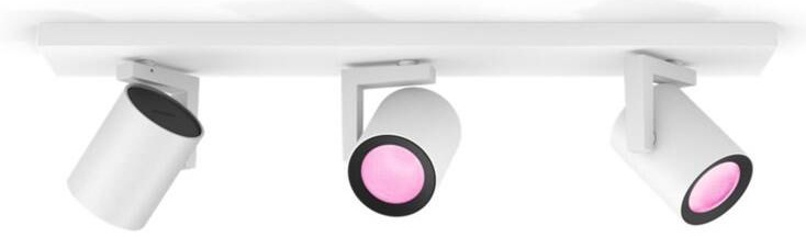 Bodové svítidlo Philips Hue Argenta White and Color Ambiance 3 Spot bílé