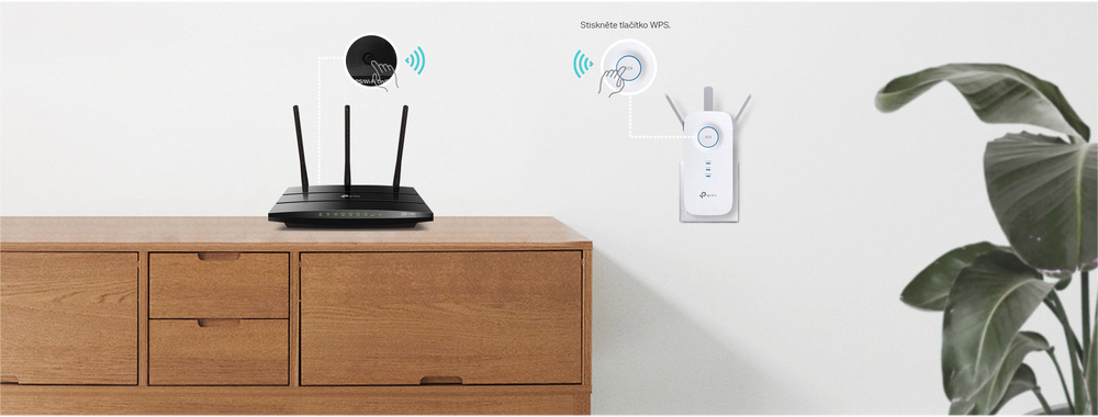 Wi-Fi extender TP-Link RE550 bílý TP-Link RE550