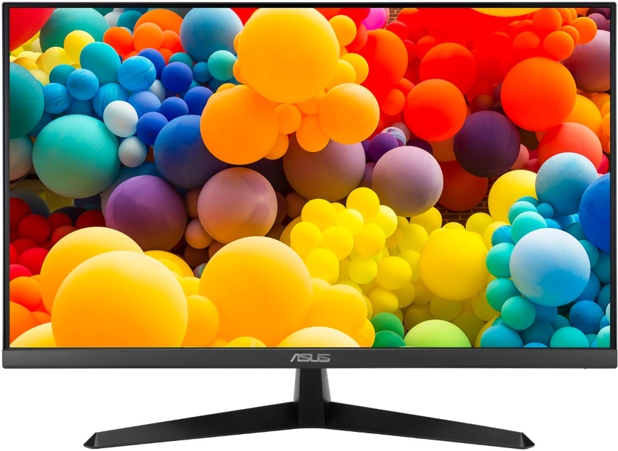 Detail monitoru Asus VY249HGR s jasnými barvami