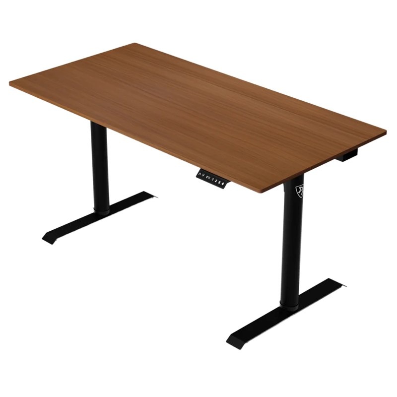 Herní stůl Arozzi Arena Nordico Dark Walnut - hnědá barva