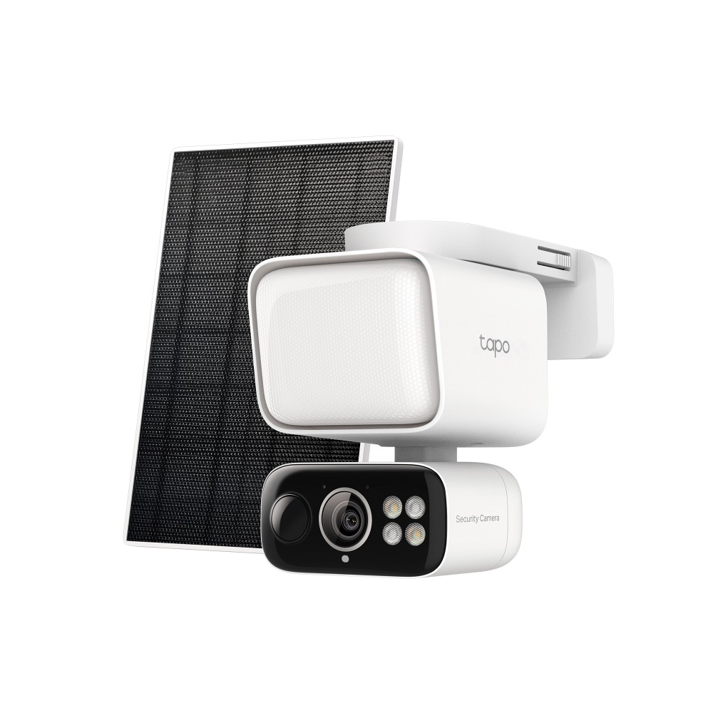 IP kamera TP-Link Tapo C615F 2K Solar Kit je napájena solárním panelem