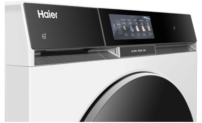 Pračka Haier X SERIES 11 SUPERDRUM HW150-BD14397U-S v pohledu na přední panel