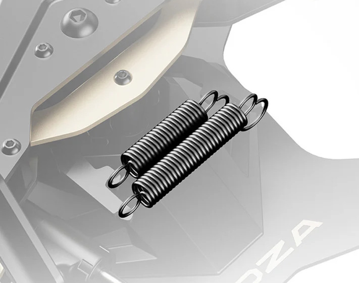 Moza Racing Flight pedals umožňuje nastavit odpor