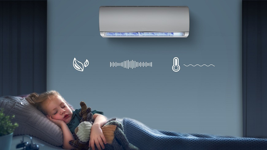 Splitová klimatizace TCL Smart Air Soft Care proudění vzduchu