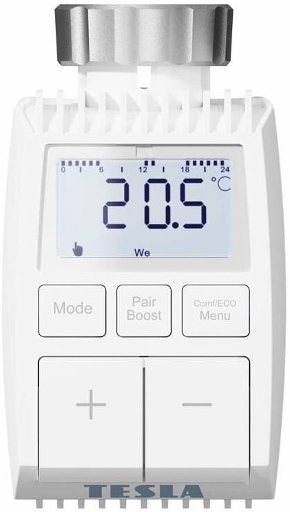 Bezdrátová termohlavice Tesla Smart Thermostatic Valve