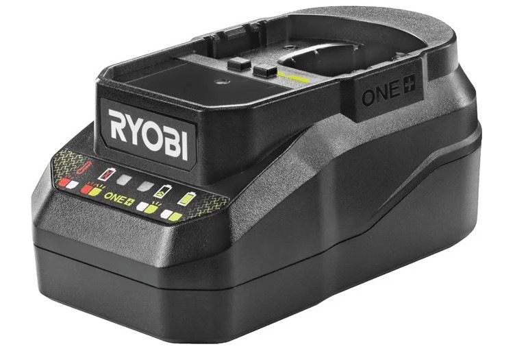 Set baterie a nabíječky Ryobi ONE+ RC18120B-140X Set baterie a nabíječky Ryobi ONE+ RC18120B-140X disponuje ochranou proti nárazům