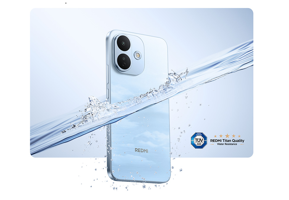 Mobilní telefon Xiaomi Redmi Note 17 Pro 5G 8 GB / 512 GB modrý REDMI Note 17 Pro 5G je odolný dle IP66/68