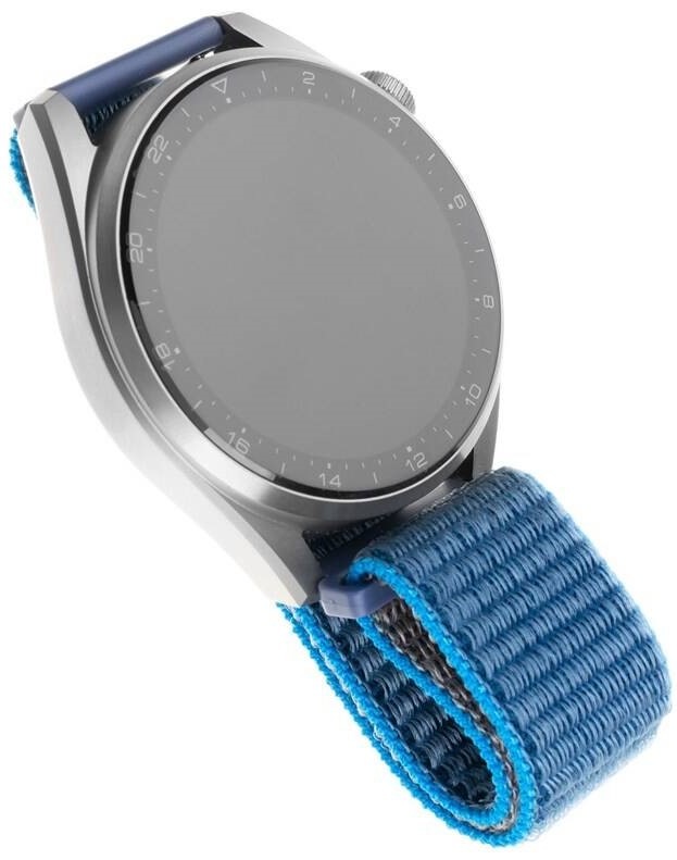 Řemínek FIXED Nylon Strap s šířkou 20mm pro smartwatch modrý