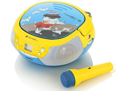 Radiopřijímač GoGEN s CD, žlutá