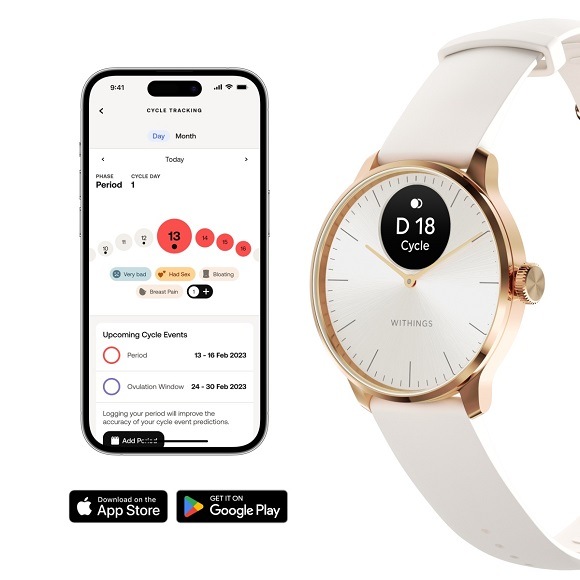Chytré hodinky Withings Scanwatch Light 37 mm béžové Chytré hodinky Withings Scanwatch Light 37 mm béžové