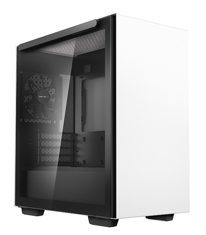 PC skříň DeepCool MACUBE 110, bílá barva.