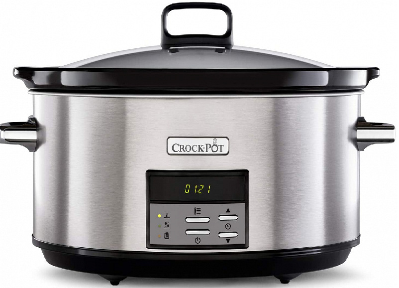 Pomalý hrnec CrockPot CSC063X černý/nerez