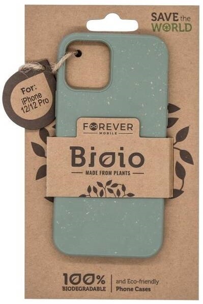 Kryt na mobil Forever Bioio na Apple iPhone 12/12 Pro zelený