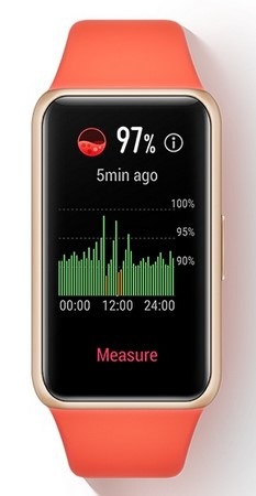 Fitness náramek Huawei Band 6 růžový Fitness náramek Huawei Band 6 růžový