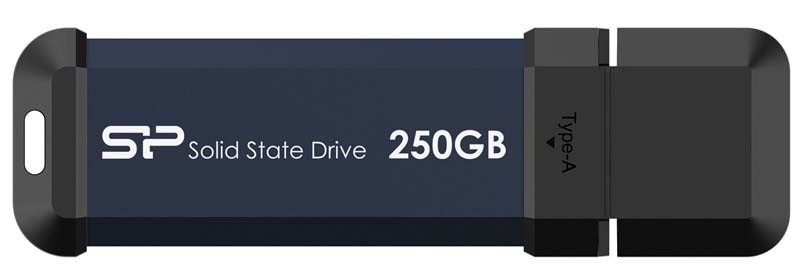 USB Flash Silicon Power MS60 250GB USB 3.2 Gen 2 modrý Silicon Power MS60 250GB (SP250GBUF3S60V1B)
