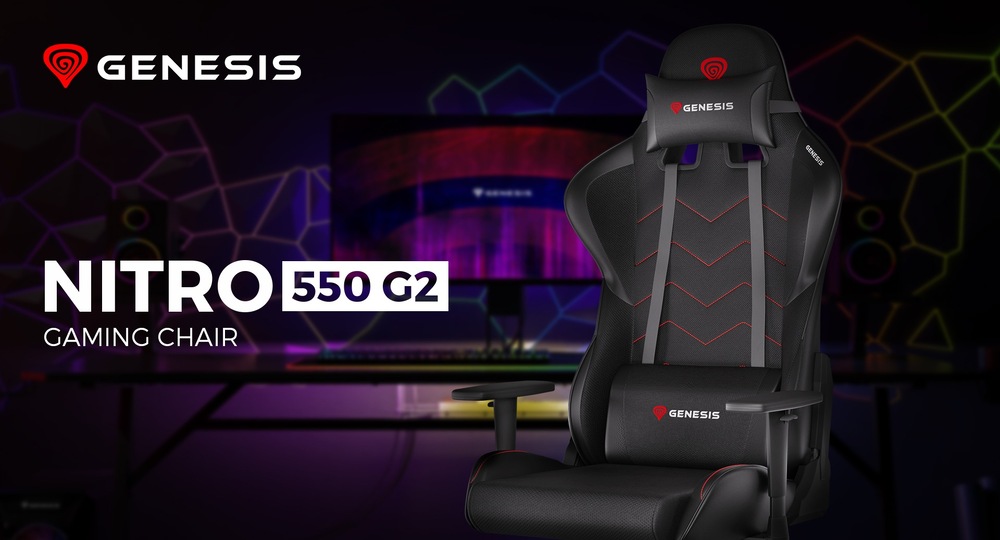Herní židle Genesis NITRO 550 G2 černá Genesis NITRO 550 G2