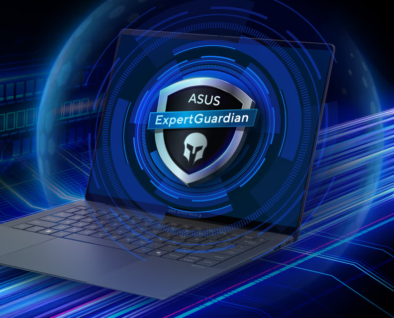 Asus ExpertBook Ultra nabízí i pokročilé zabezpečení ExpertGuardian