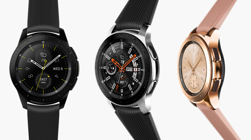 Chytré hodinky Samsung Galaxy Watch 42mm růžové