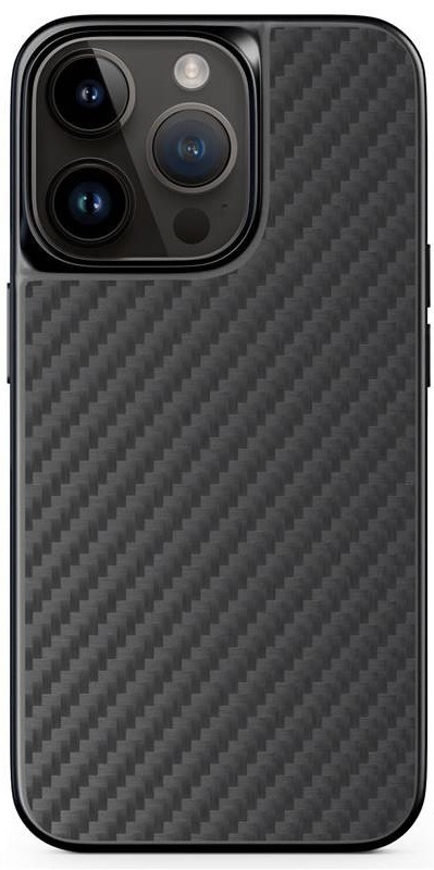 Kryt na mobil Epico Hybrid Carbon Magnetic s MagSafe na Apple iPhone 14 Pro Max černý