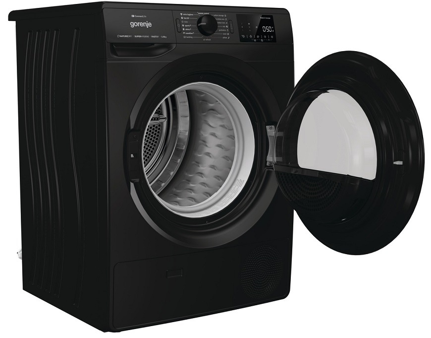 Sušička prádla Gorenje DPNE82GNLWIFIB, černá, Tepelné čerpadlo