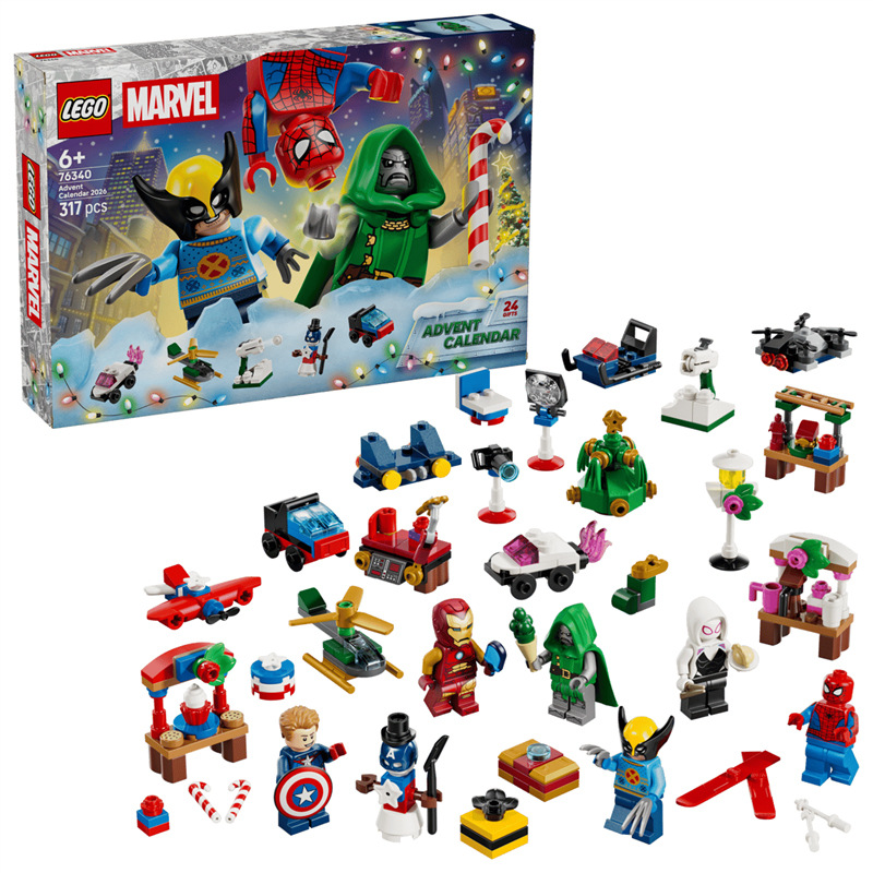 Stavebnice LEGO® ǀ Marvel 76340 Adventní kalendář 2026