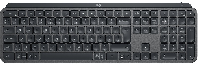 Klávesnice Logitech Wireless MX Keys, US šedá