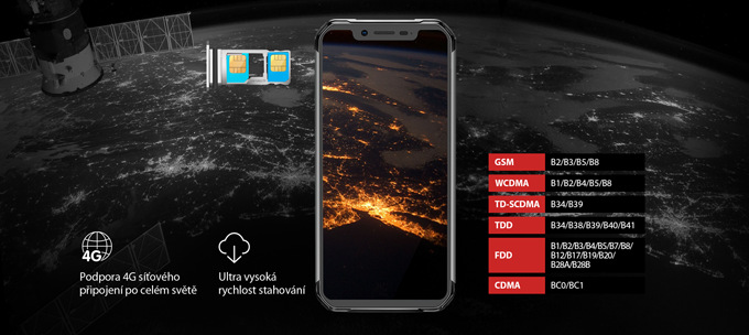 Mobilní telefon iGET BLACKVIEW GBV9600 Pro 2019 černý