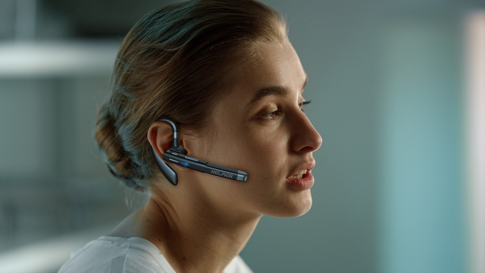Handsfree Helmer HF 520, Bluetooth 5.1, USB-C, dosah 10m černé Handsfree Helmer HF 520, Bluetooth 5.1, USB-C, dosah 10m černé