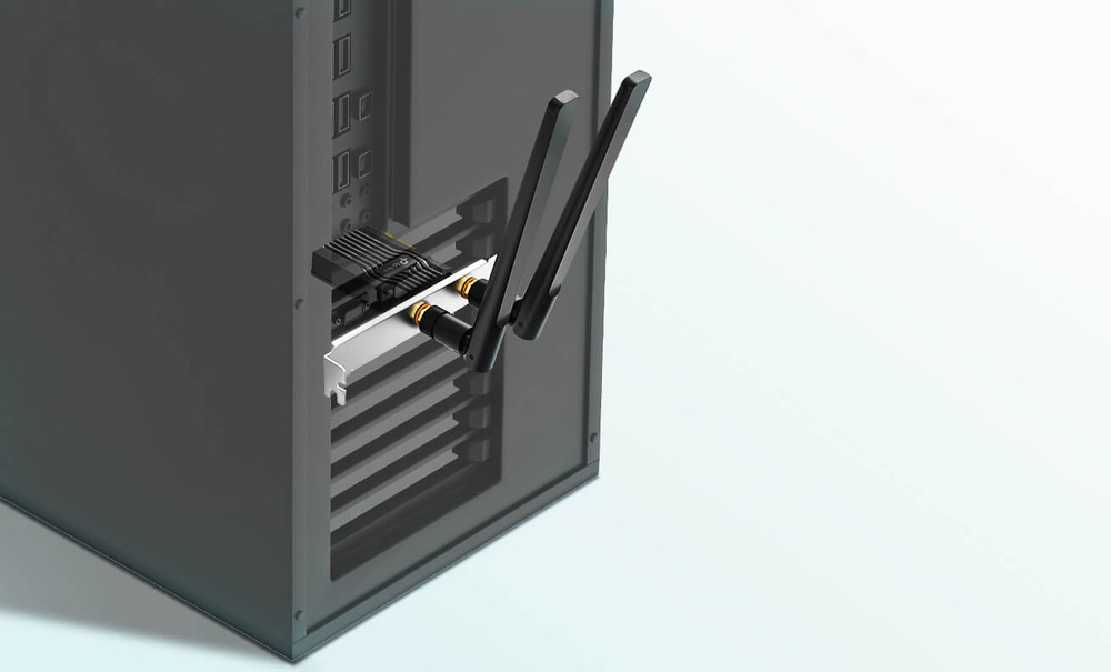 Síťová karta TP-Link Archer TX20E, AX1800 Wi-Fi 6 Bluetooth PCIe černá