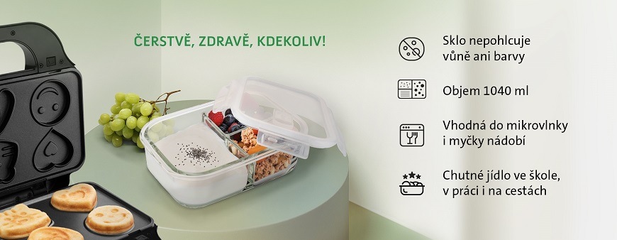 Dóza na potraviny ETA 5156 91000 sklo dóza na potraviny eta