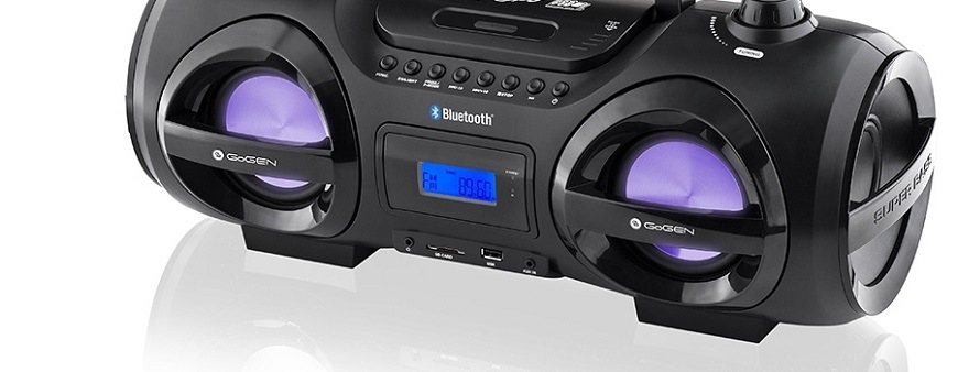 Radiopřijímač s CD GoGEN CDM425SUBT černý/stříbrný Radiopřijímač s CD GoGEN CDM425SUBT černý/stříbrný