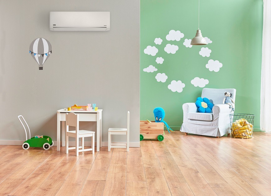 Lifestylové foto setu klimatizace a topení BEKO