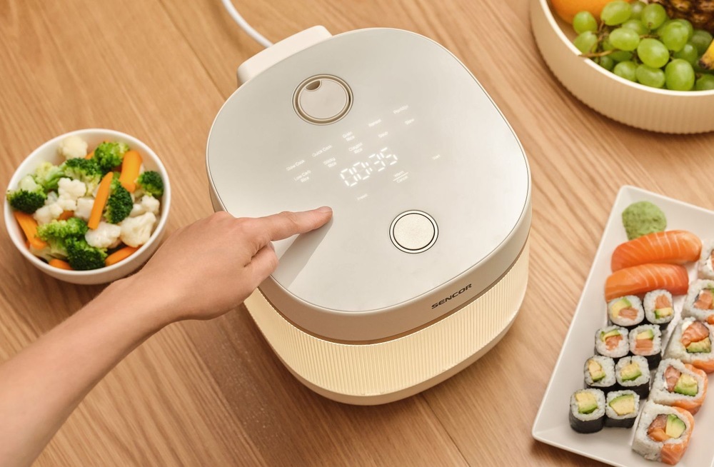 Rýžovar Sencor SRM 2000WH Low Carb Ovládání rýžovaru Sencor SRM 2000WH Low Carb
