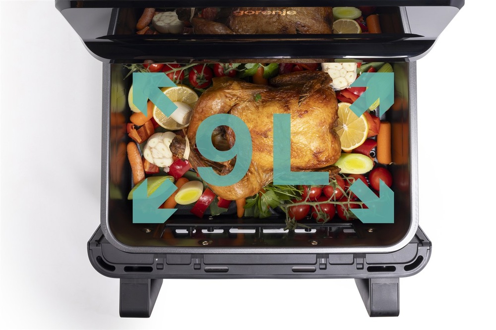 Horkovzdušná fritéza Gorenje AF2700BP objem 9 l